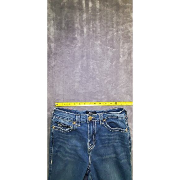 True Religion Sz 30 Blue Halle High Rise Super Skinny Jeans Denim City C28-33 - Picture 5 of 11
